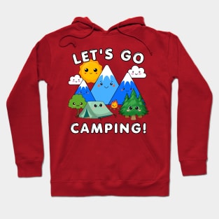 Lets go camping Kawaii Style Hoodie